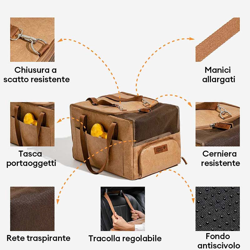 Borsa da viaggio per animali ecologica e multifunzionale Vogue - City Roamer