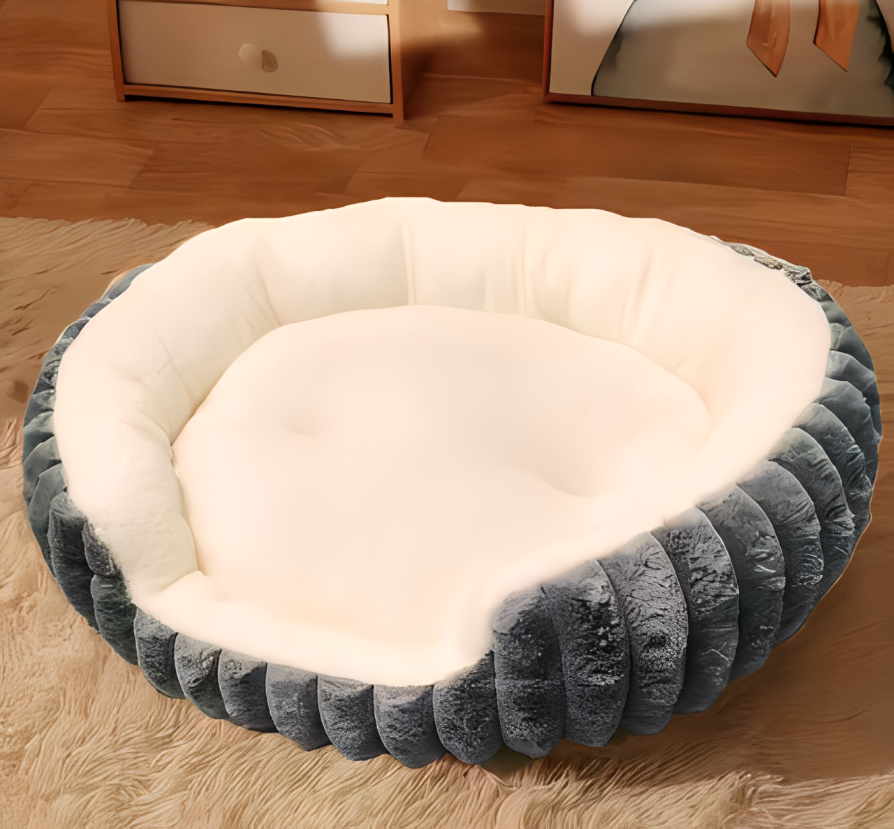 Waggly™ CozyNest – Cuccia-Caverna Morbida per Cani e Gatti