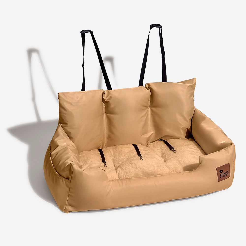 Letto per auto per cani di taglia media e grande con supporto di sicurezza per i viaggi