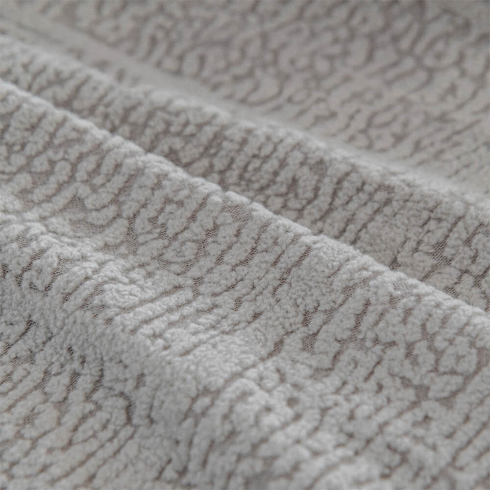 Copertura per divano elastica a pieno copertura in velluto Jacquard a diamond.