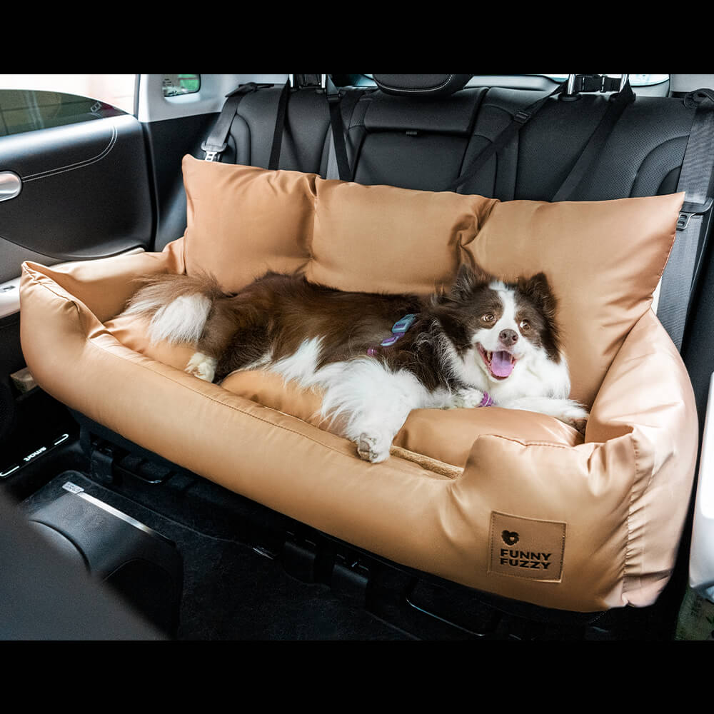 Letto per auto per cani di taglia media e grande con supporto di sicurezza per i viaggi