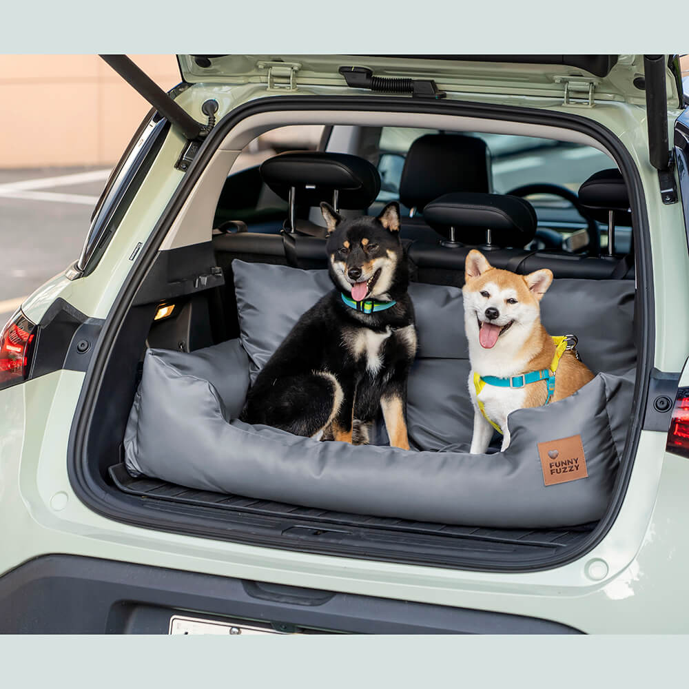 Letto per auto per cani di taglia media e grande con supporto di sicurezza per i viaggi
