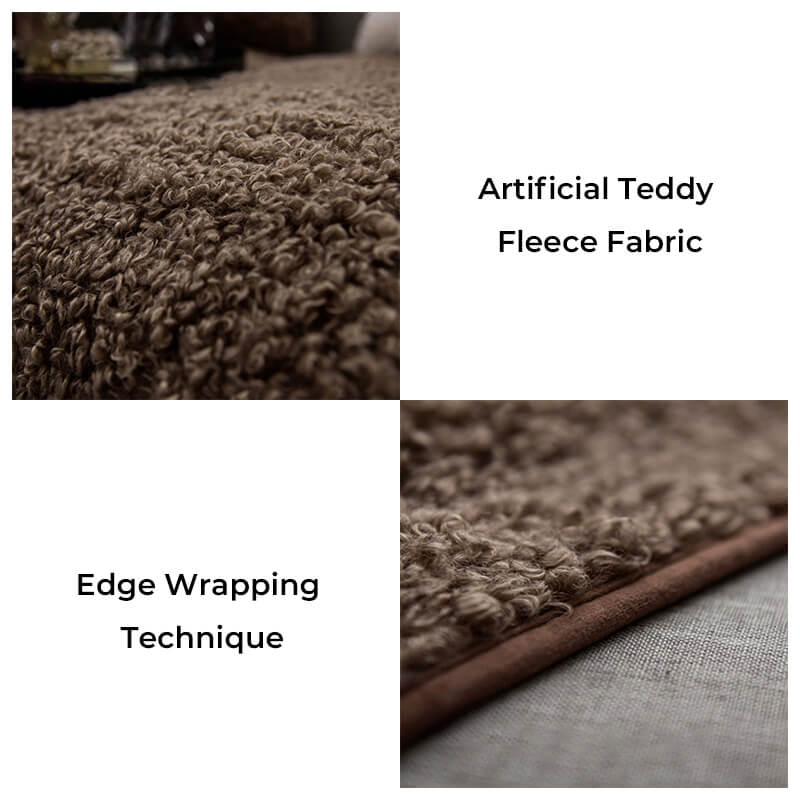 Tappetino protettivo per mobili in fleece caldo di lusso, copridivano antiscivolo