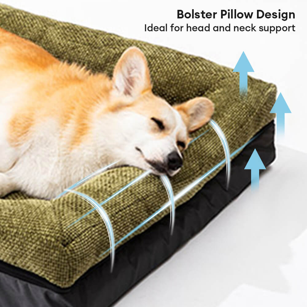 Letto per cane e gatto spazioso, accogliente, resistente, ortopedico e lavabile.