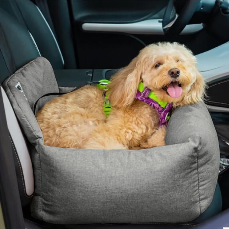 Cuscino da viaggio completo e durevole, lavabile, per auto, letto per cani da sedile posteriore