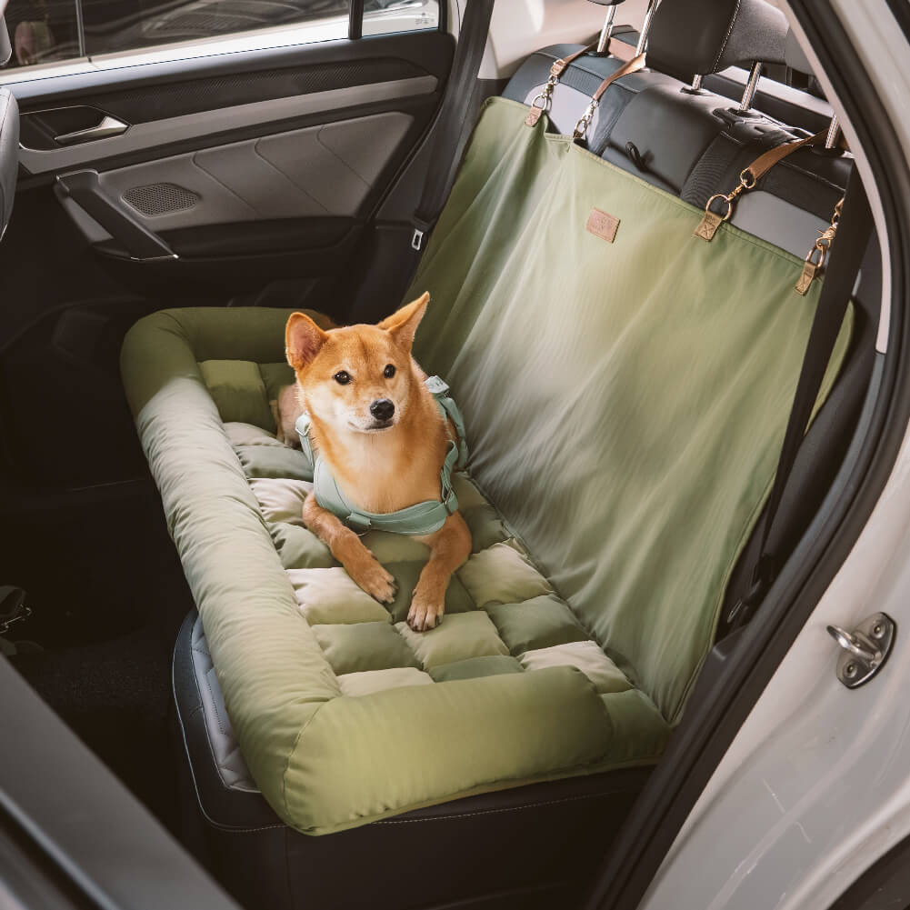 Cuscino di Sicurezza per Viaggiare Sedia Auto per Cani di Grandi Dimensioni - Lounge a Scacchiera