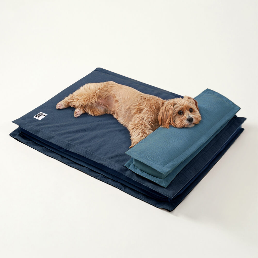 Letto per cani con supporto in spugna per il sonno profondo e anti-ansia