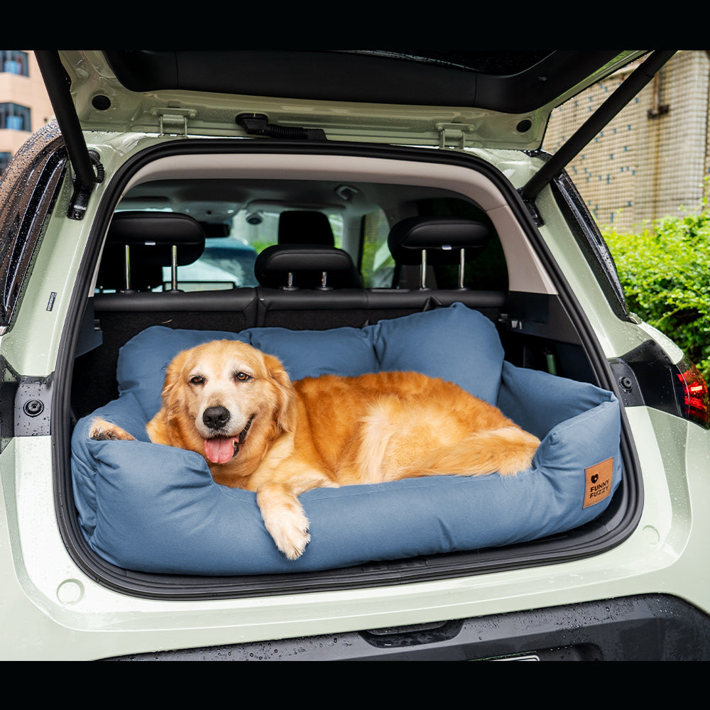 Letto per auto per cani di taglia media e grande con supporto di sicurezza per i viaggi