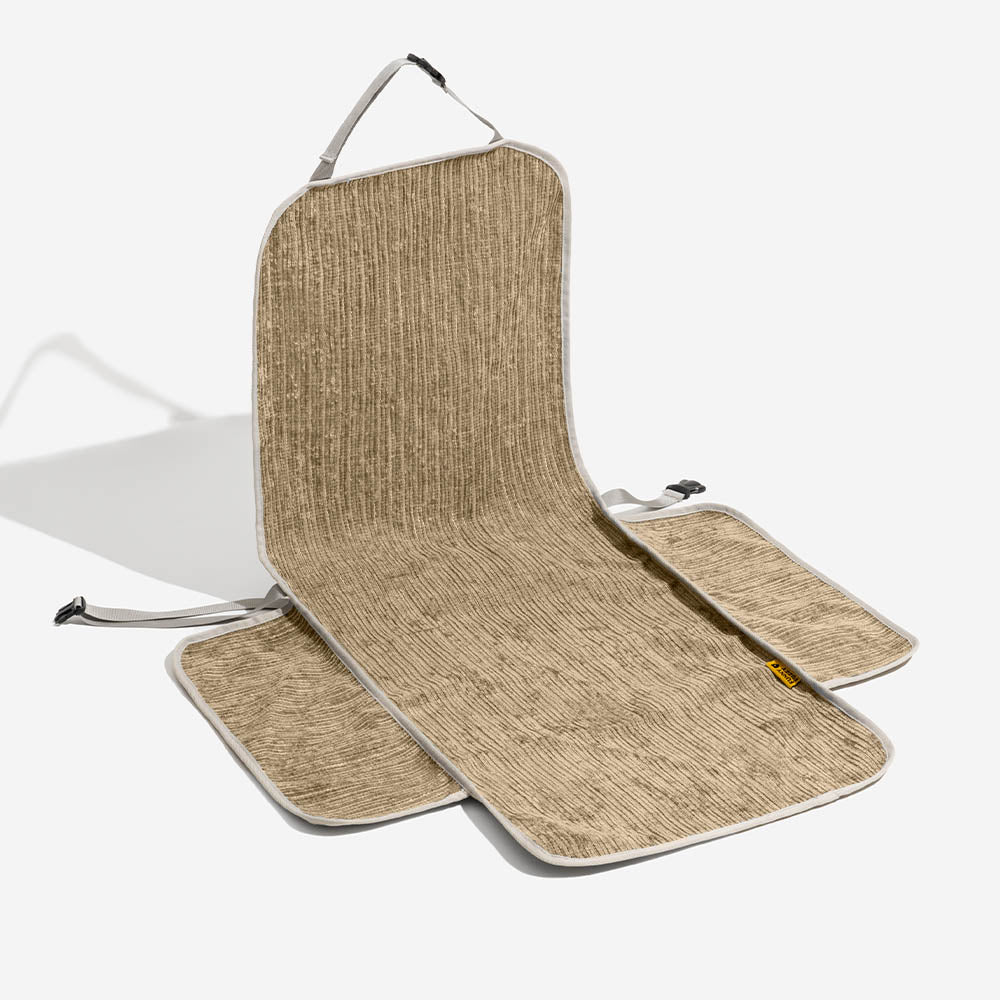 Copertura Protettiva per Seggiolino per Animali in Chenille Striato Impermeabile - Strada più Sicura