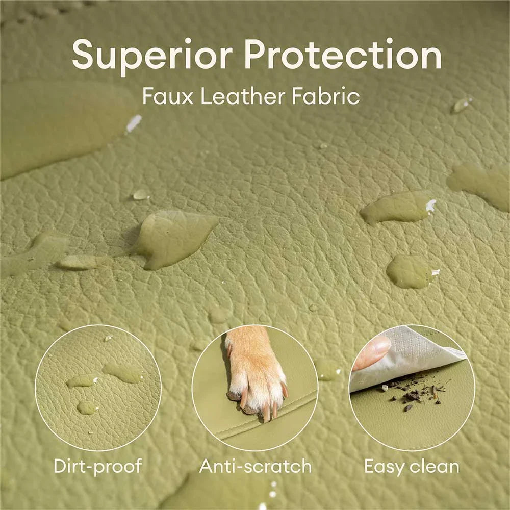 Seggiolino e trasportino per animali domestici in finta pelle di lusso con centro di sicurezza - Urban Voyager