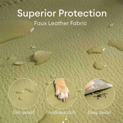 Seggiolino e trasportino per animali domestici in finta pelle di lusso con centro di sicurezza - Urban Voyager