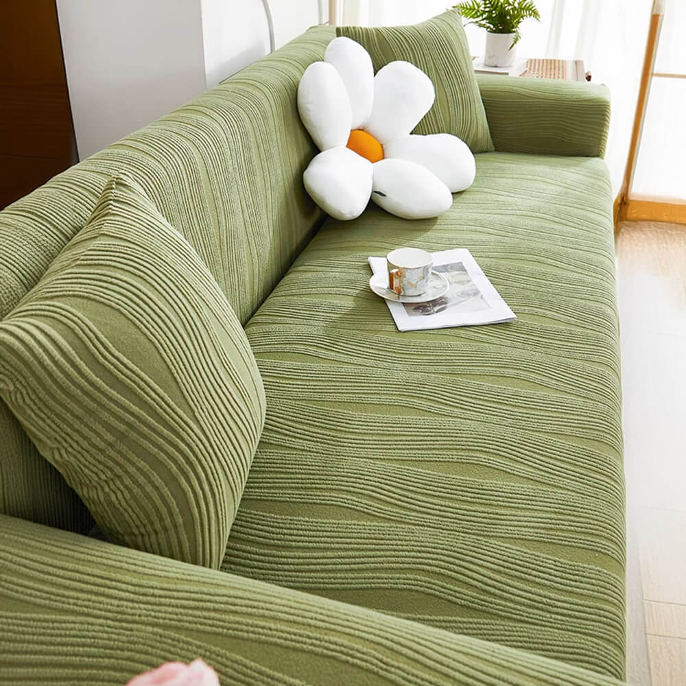 Copertura per divano anti-graffi in jacquard stretch a copertura totale