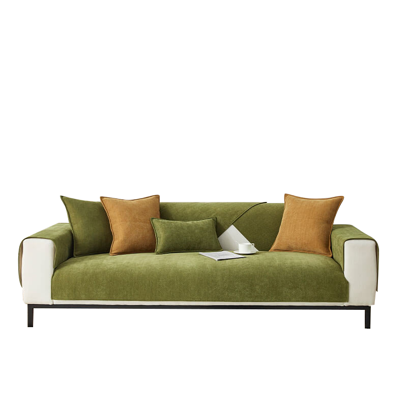 Coperture per divani in tessuto chenille a zig zag, impermeabili e antifouling