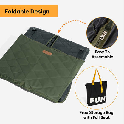 Estensore per Sedile Posteriore per Cani Extra-Large a Copertura Completa - Ideale per Viaggi e Campeggio