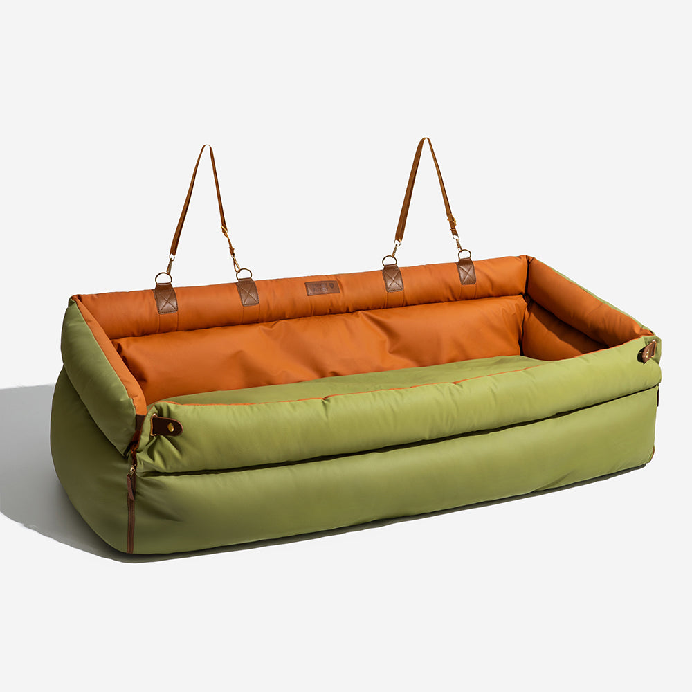 Letto Rialzato Deluxe Per Cani In Finta Pelle – Urban Voyager