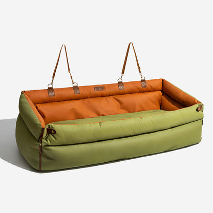 Letto Rialzato Deluxe Per Cani In Finta Pelle – Urban Voyager