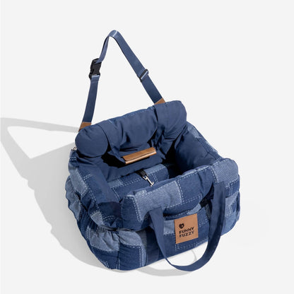 Lettino Auto Portatile per Cani Grandi con Sponde