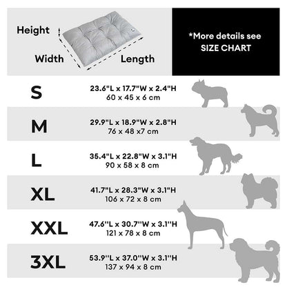 Materassino per cani lavabile e confortevole a doppio lato