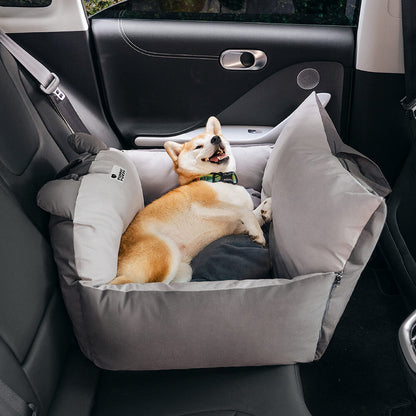 Letto di sicurezza per auto per animali Bear Ears, cuccia per auto per cani.