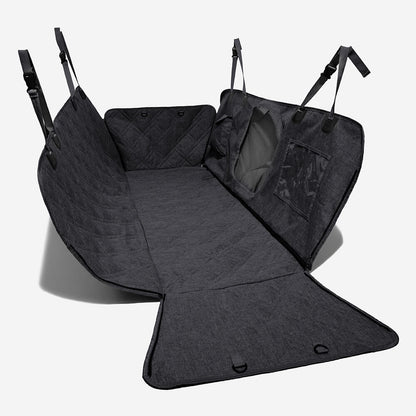 Copertura per seggiolino auto per cani in tessuto ossford cationico impermeabile e resistente ai graffi.