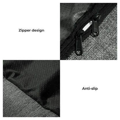 Cuscino da viaggio completo e durevole, lavabile, per auto, letto per cani da sedile posteriore