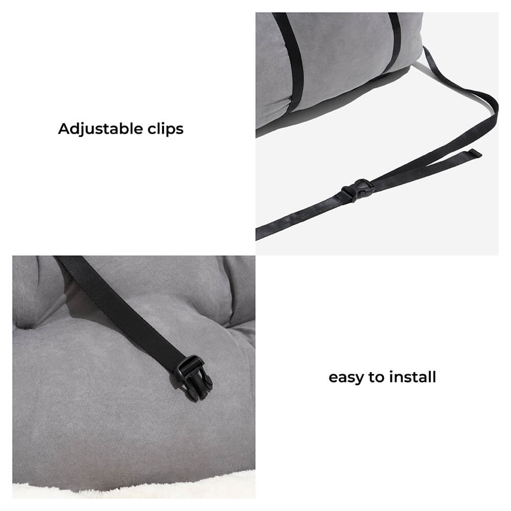 Letto per auto per cani di taglia media e grande con supporto di sicurezza per i viaggi