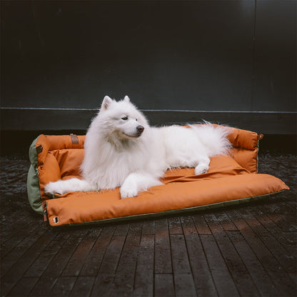 Letto Rialzato Deluxe Per Cani In Finta Pelle – Urban Voyager