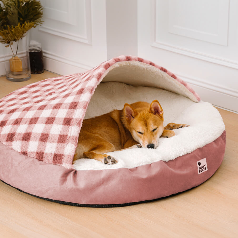 Letto per cani a forma di tenda tonda Dream Hideaway Letto nido per animali domestici