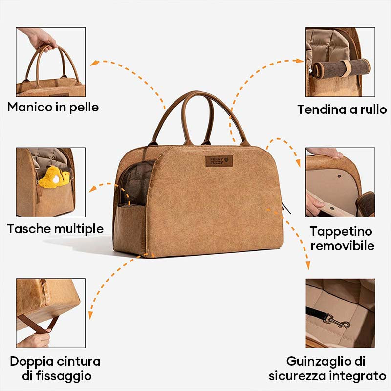 Borsa da viaggio per animali ecologica e multifunzionale Vogue - City Roamer