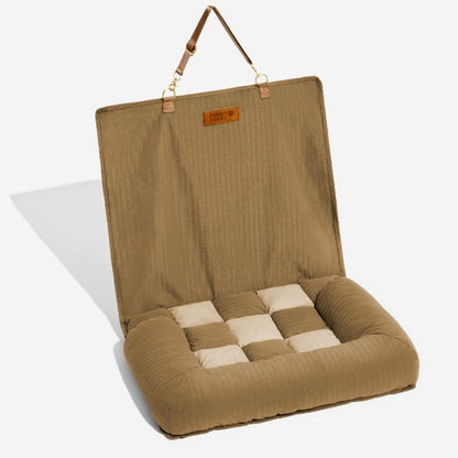 Cuscino di Sicurezza per Viaggiare Sedia Auto per Cani di Grandi Dimensioni - Lounge a Scacchiera