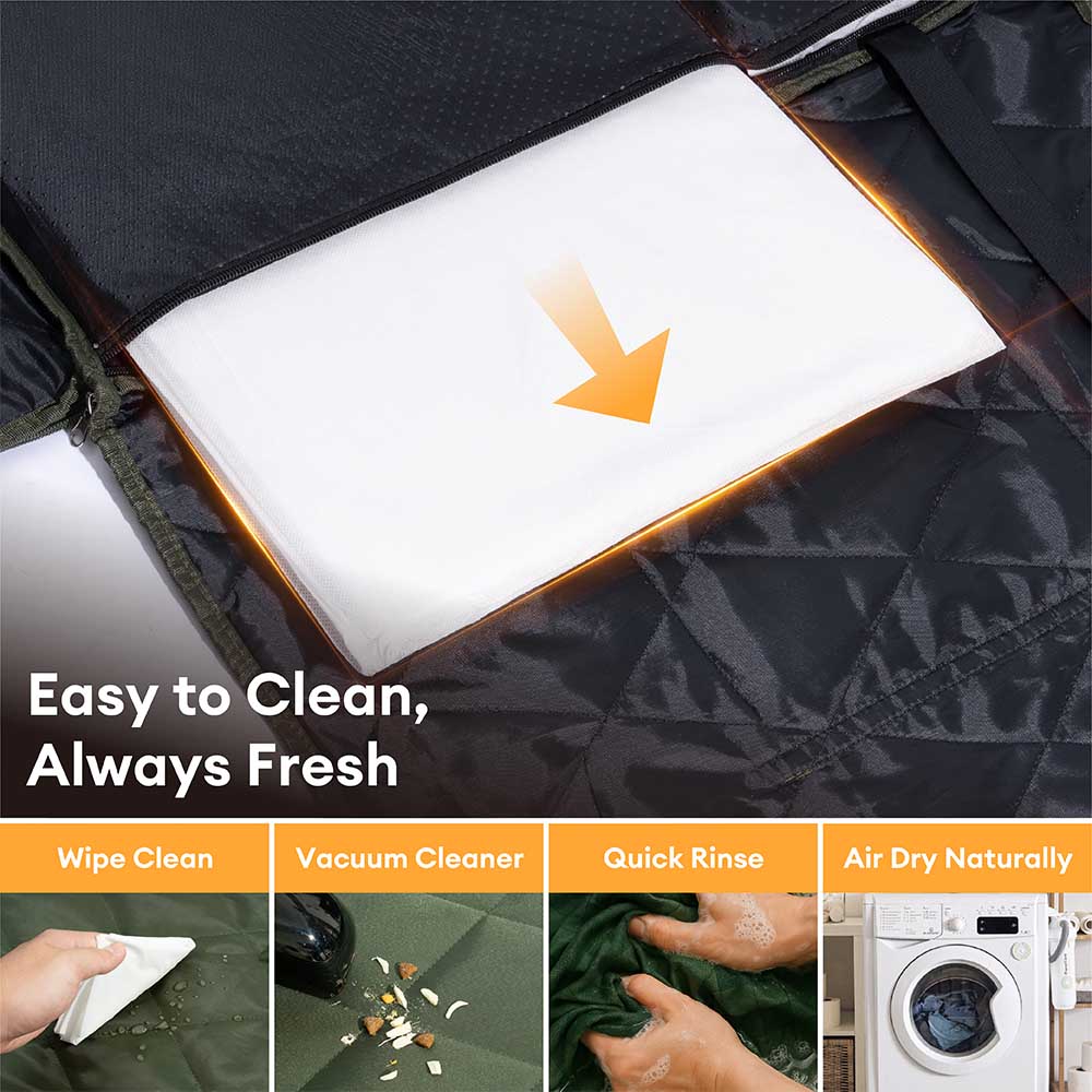 Estensore per Sedile Posteriore per Cani Extra-Large a Copertura Completa - Ideale per Viaggi e Campeggio