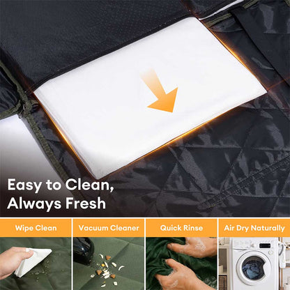 Estensore per Sedile Posteriore per Cani Extra-Large a Copertura Completa - Ideale per Viaggi e Campeggio