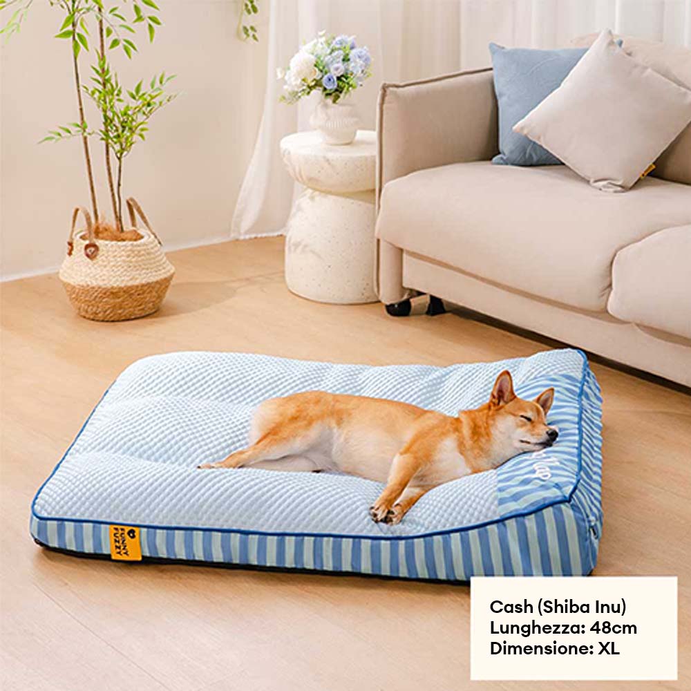 Letto ortopedico per cani rettangolare lavabile e rinfrescante extra large - Cooling Nap