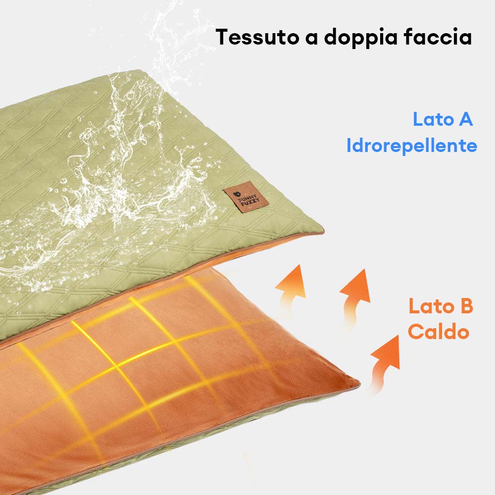 Tappetino Di Lusso Idrorepellente A Doppio Lato Per Cani Calmanti
