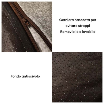 Cuscino per Cane Resistente ai Graffi con Protezione Spinale