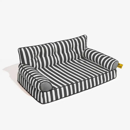 Letto per cani grande pieghevole e impermeabile Stripe - Sunny Siesta