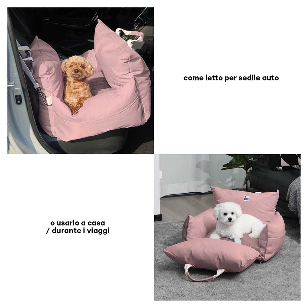 Letto per auto impermeabile per cani - Prima Classe