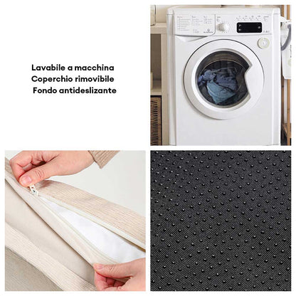 Letto per cani con supporto in spugna per il sonno profondo e anti-ansia