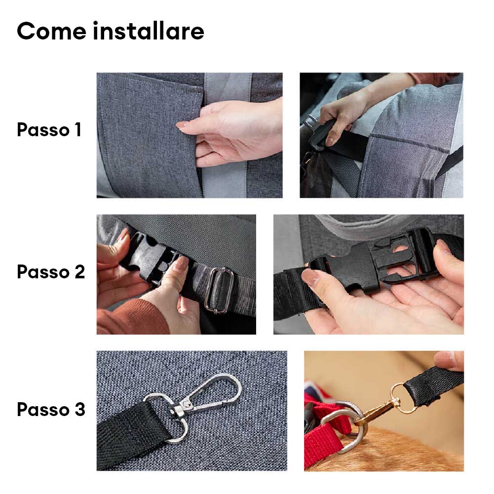 Letto per auto per cani - Prima Classe