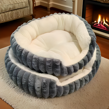 Waggly™ CozyNest – Cuccia-Caverna Morbida per Cani e Gatti